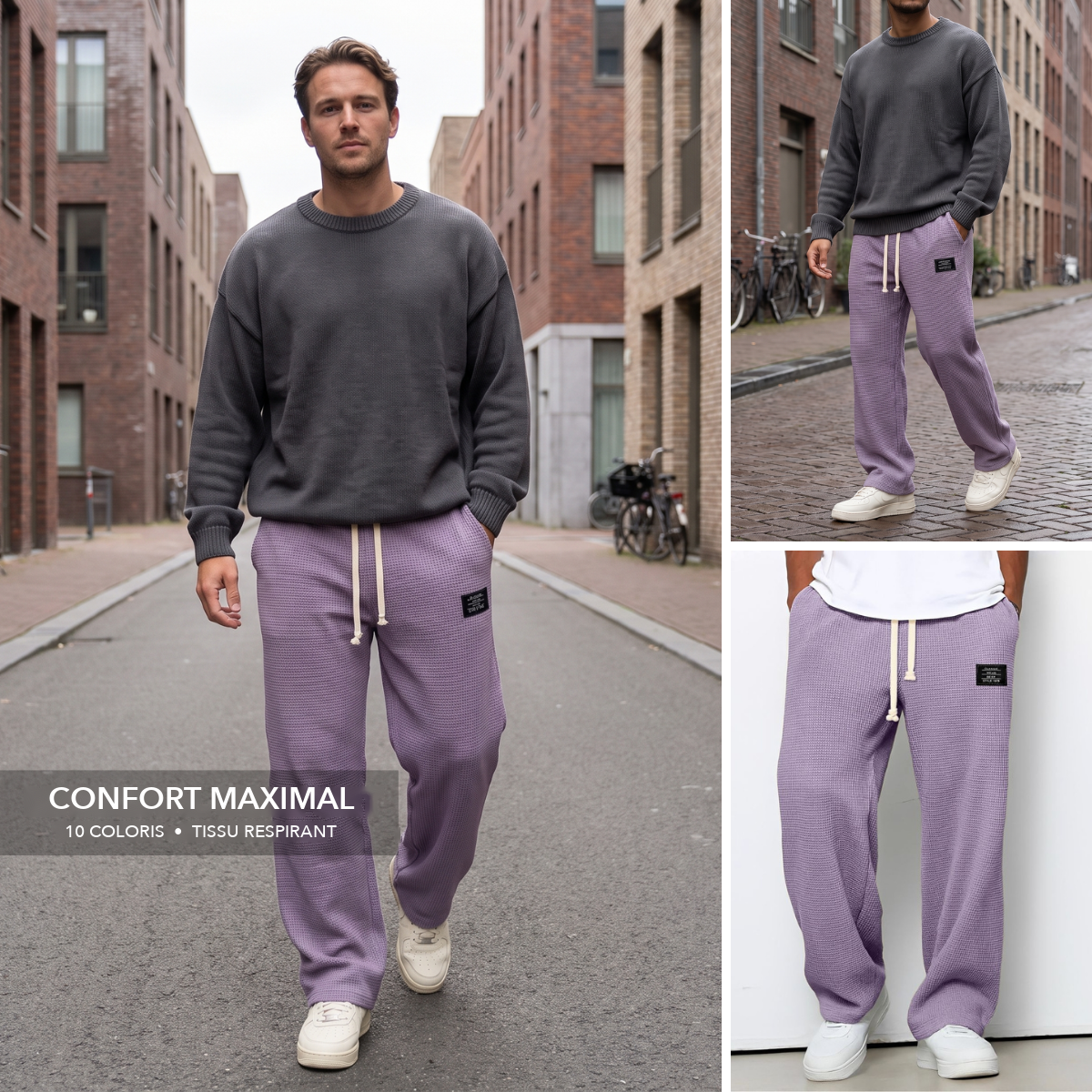 Mathis – Pantalon Décontracté à Coupe Ample
