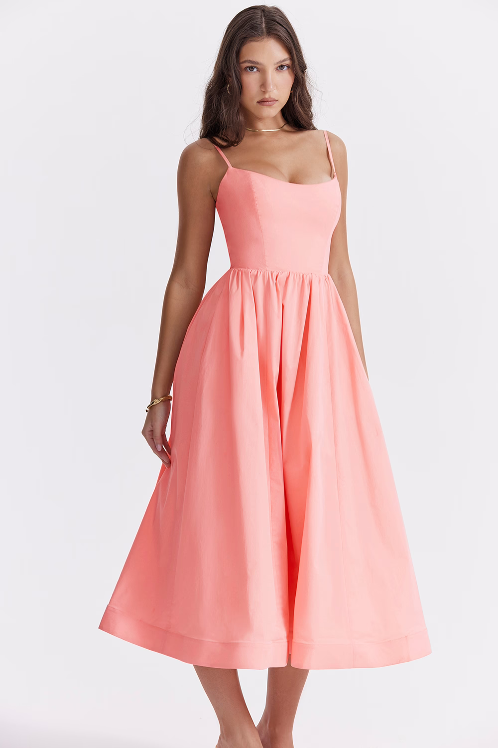 ESTELLE | Elegantes Midi Kleid mit Korsett für den Sommer