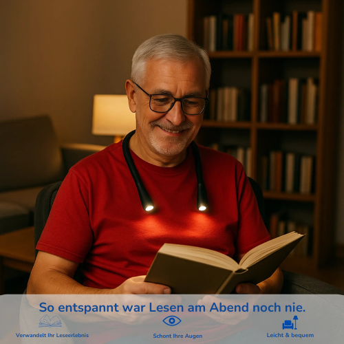 Tragbare LED-Leselampe