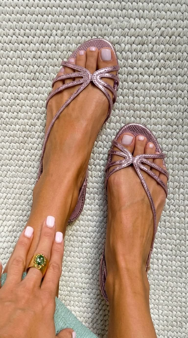 Ginevra | Elegante Goldsandalen für die Sommersaison