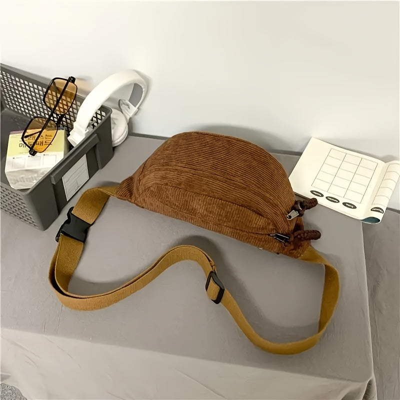 Petra | Cord Shoulder Bag