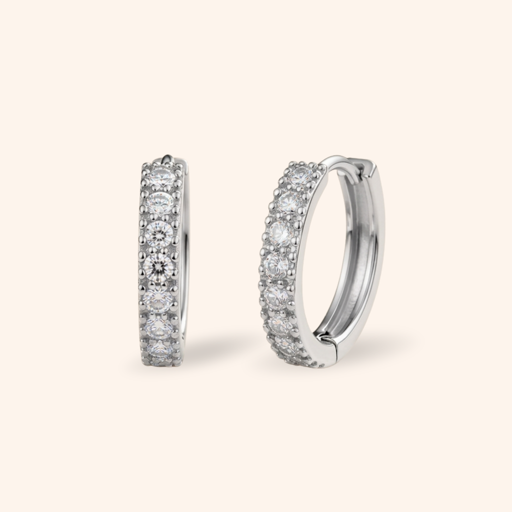 Lunaria™ - Elegante Ohrringe mit Moissaniten