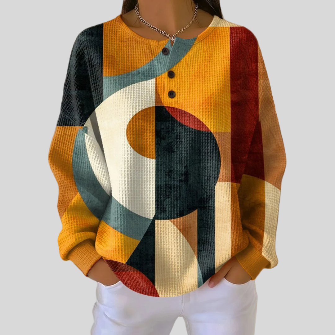 Bexmore | Geometric Print Sweatshirt