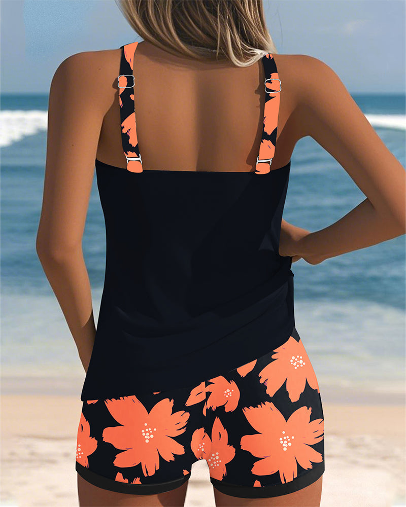 Emma | Floral Print Tankini