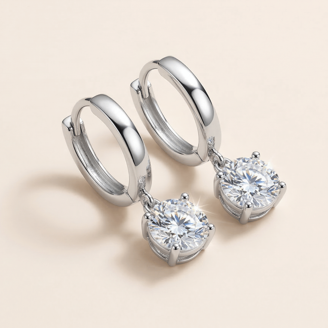 Lunaria™ - Elegante Ohrringe mit Moissaniten