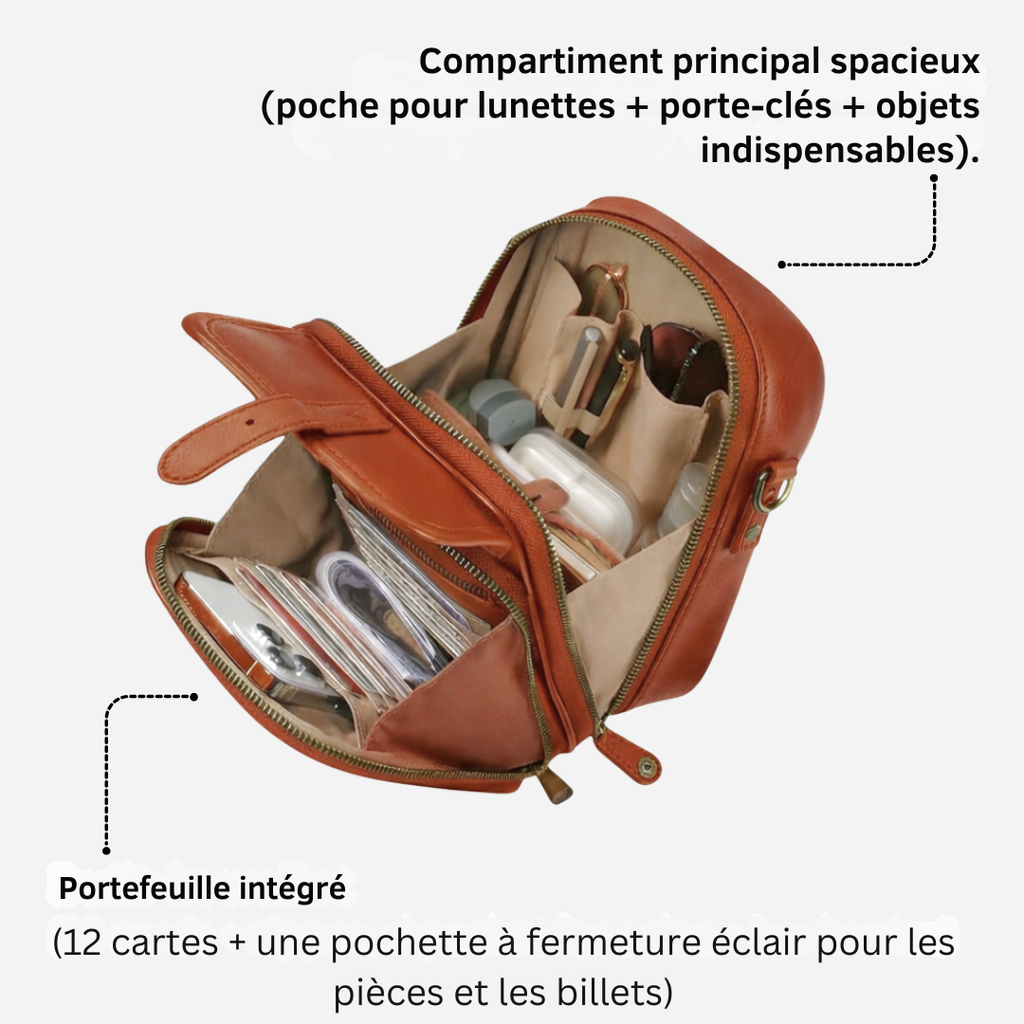 NESTA™ | Sac Bandoulière Organisé.