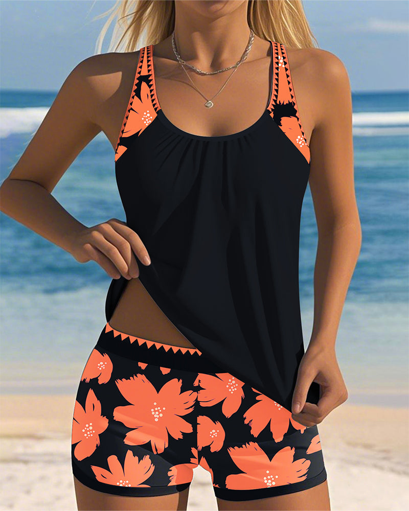 Emma | Floral Print Tankini