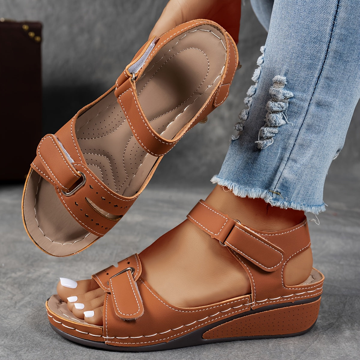 Orthopädische Komfortsandalen Anaïs – Bequem und Unterstützend