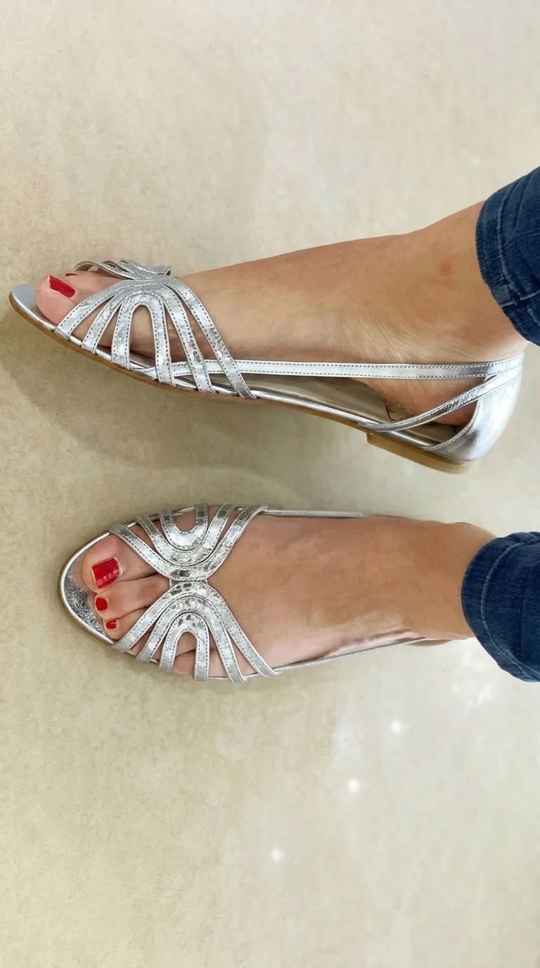Eleonora | Gold Summer Shoes