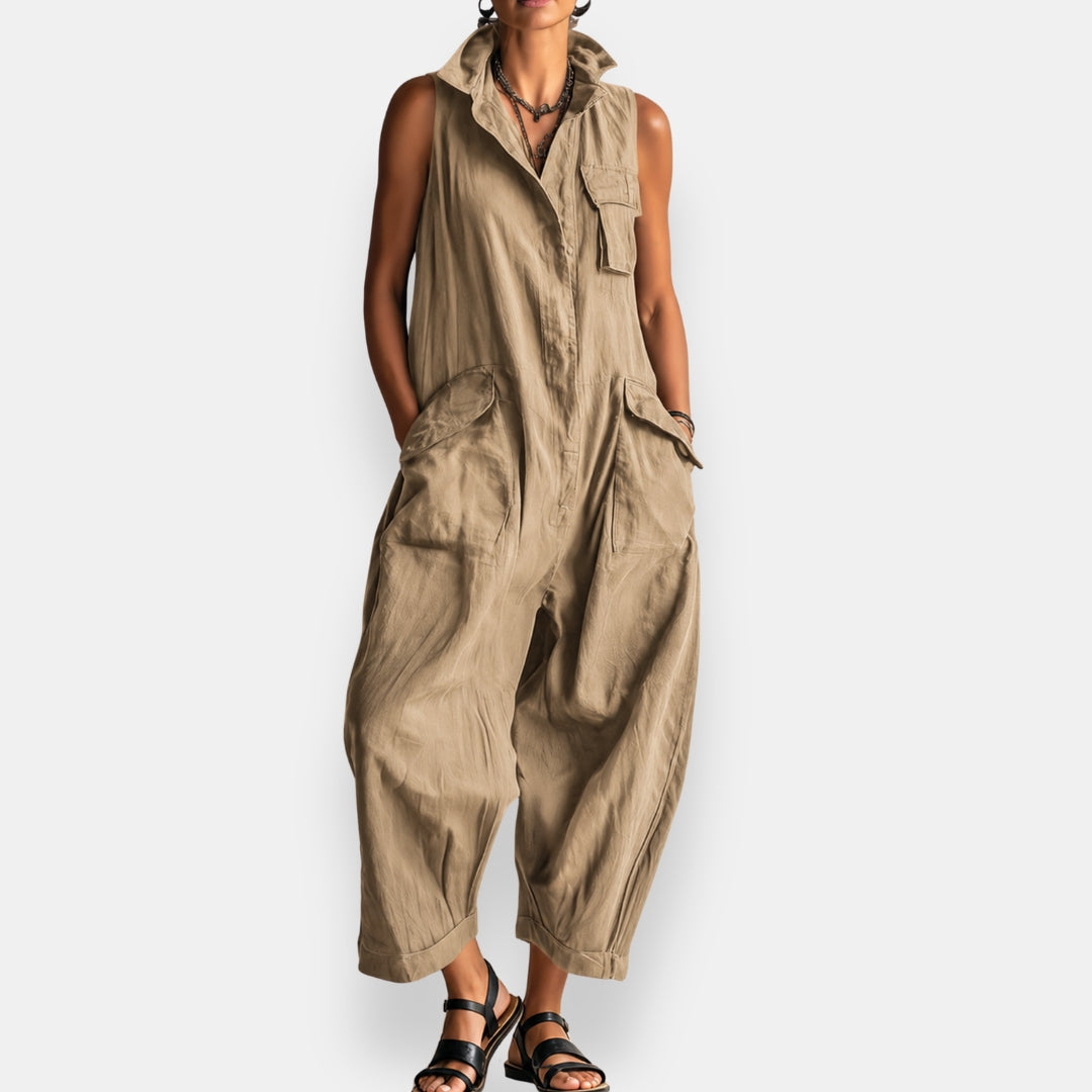 Garvalde | Ärmelloser Jumpsuit