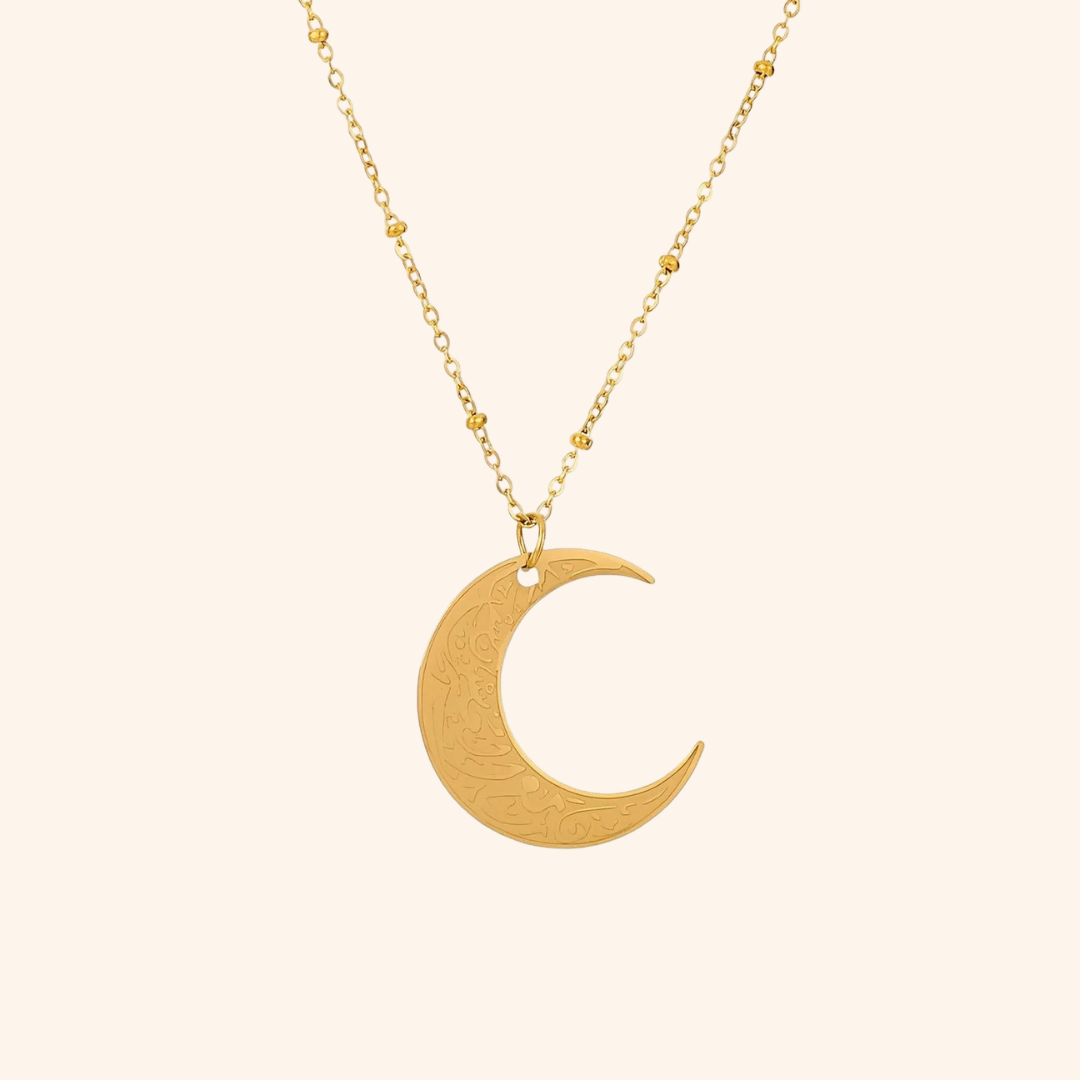 Lunavera™ - Filigrane Halskette mit Halbmond-Design