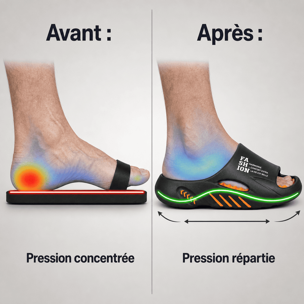 Oryn™ | Claquettes Orthopédiques Confort