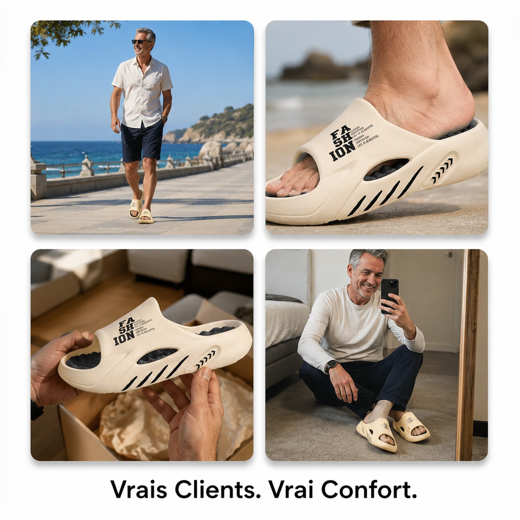 Oryn™ | Claquettes Orthopédiques Confort