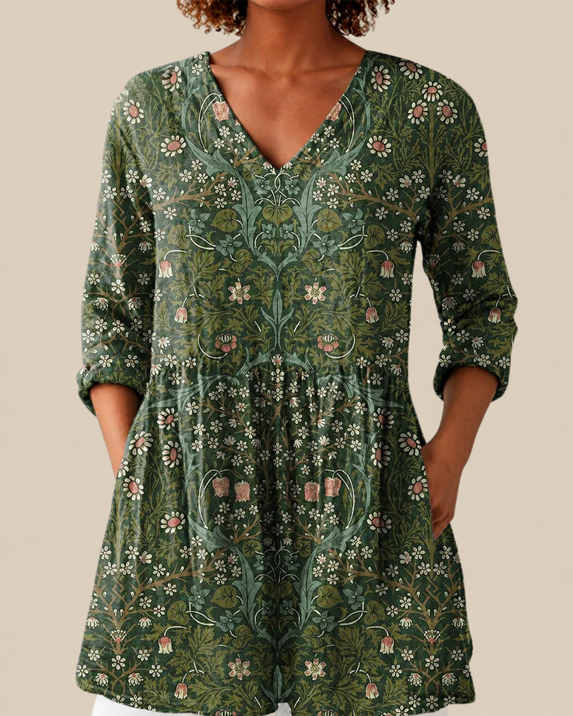 Skye | Lange Bluse mit auffälligem Design