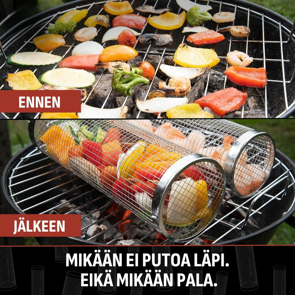 Edelstahl Grillkorb Pro – Perfekt grillen ohne Anhaften