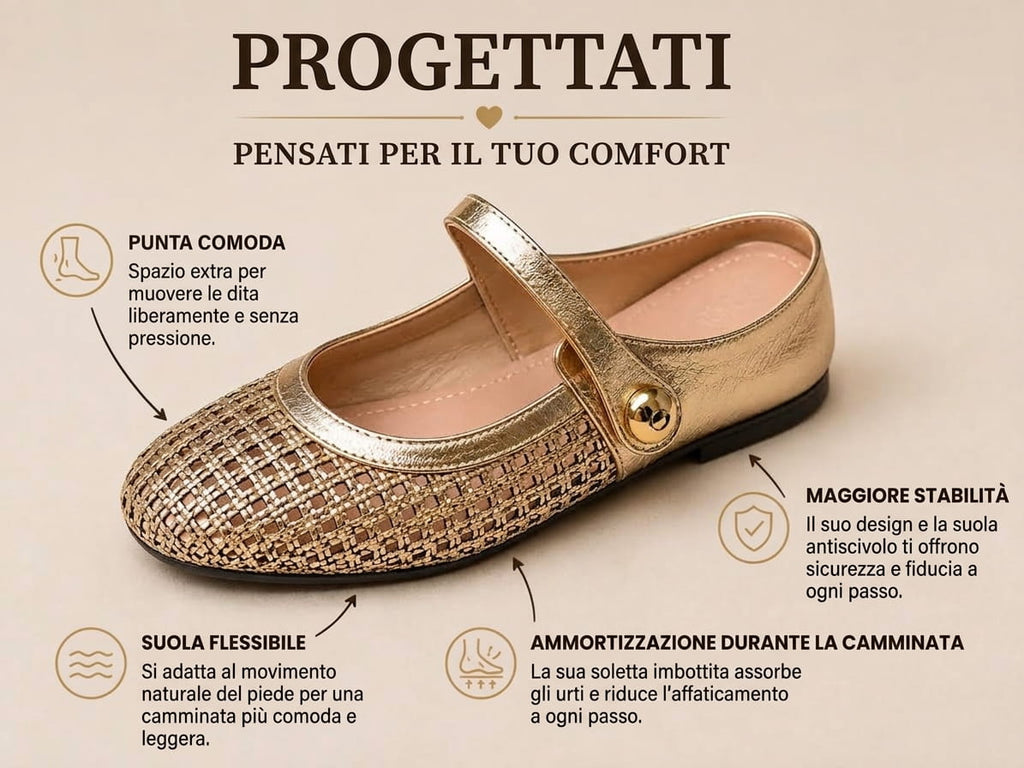 Luna | Stylish Elegance Ballerinas
