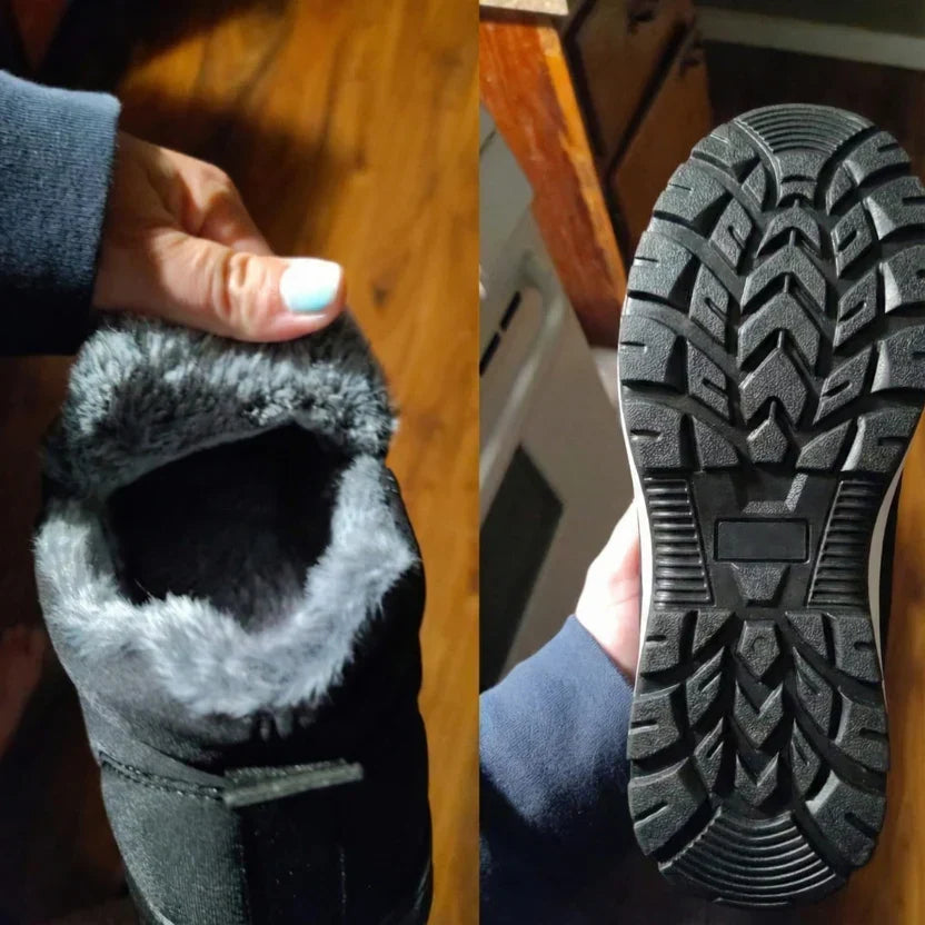 Éliane – Bottines d’Hiver Imperméables et Fourrées