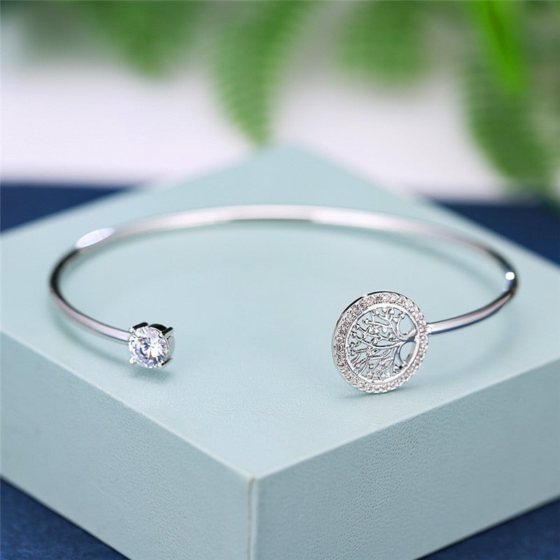 Verstellbares Armband mit Lebensbaum-Motiv
