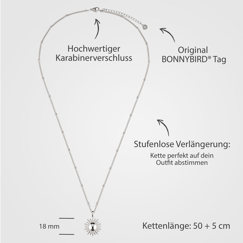 BonnySun Kette Sonne Silber