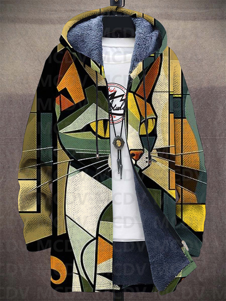 Lowanna™ - Luxuriöse Kunstinspirierte Kapuzenjacke mit Reißverschluss