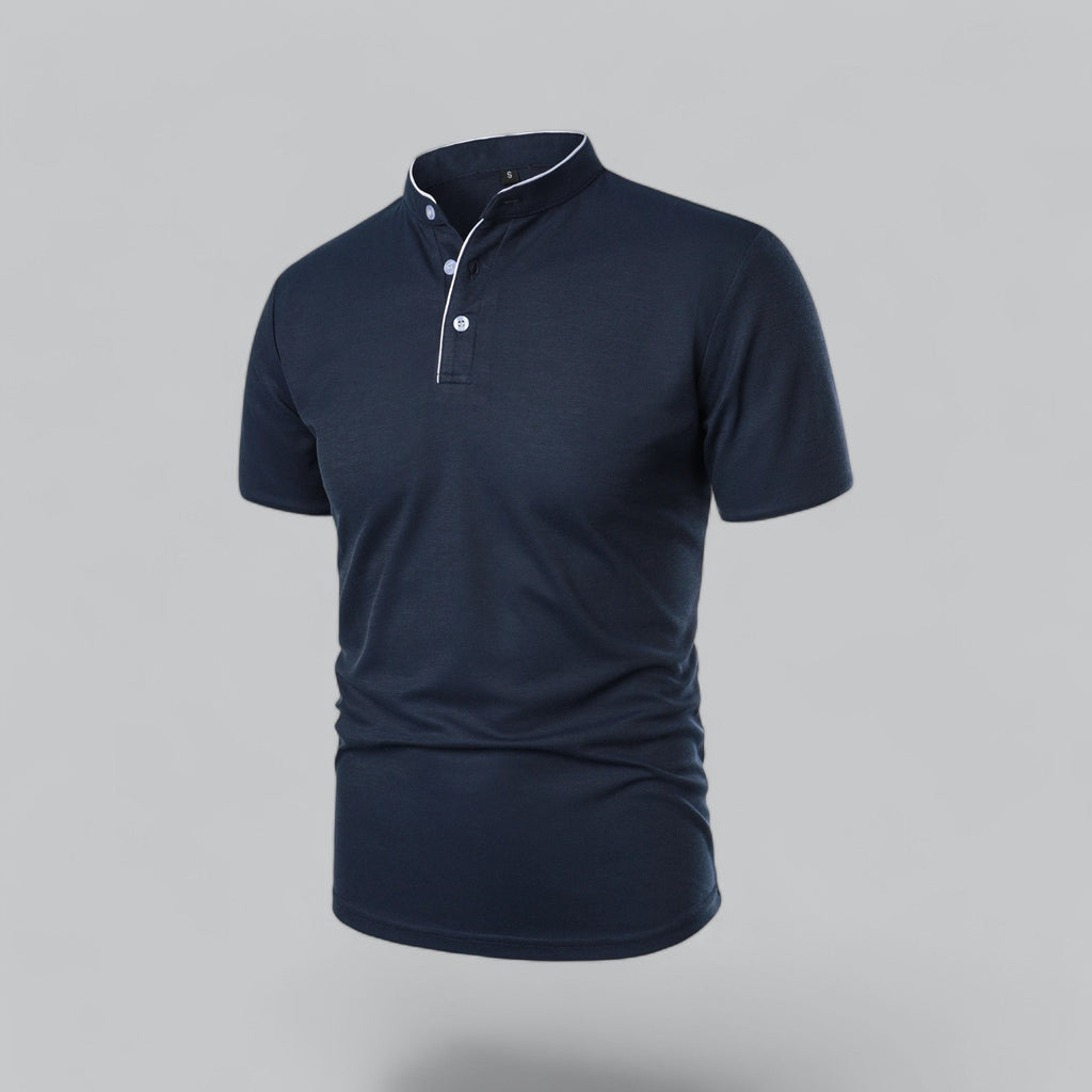 Arthur | Kragenloses Poloshirt