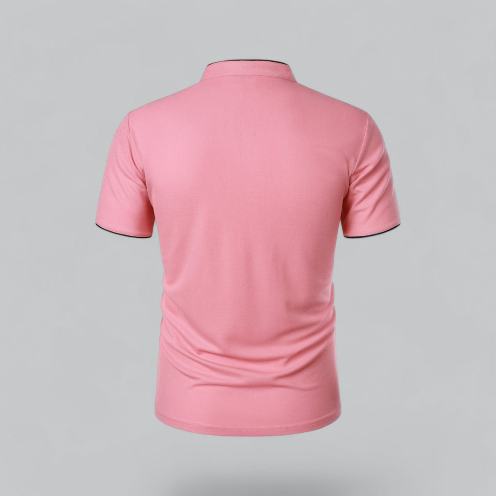 Arthur | Kragenloses Poloshirt