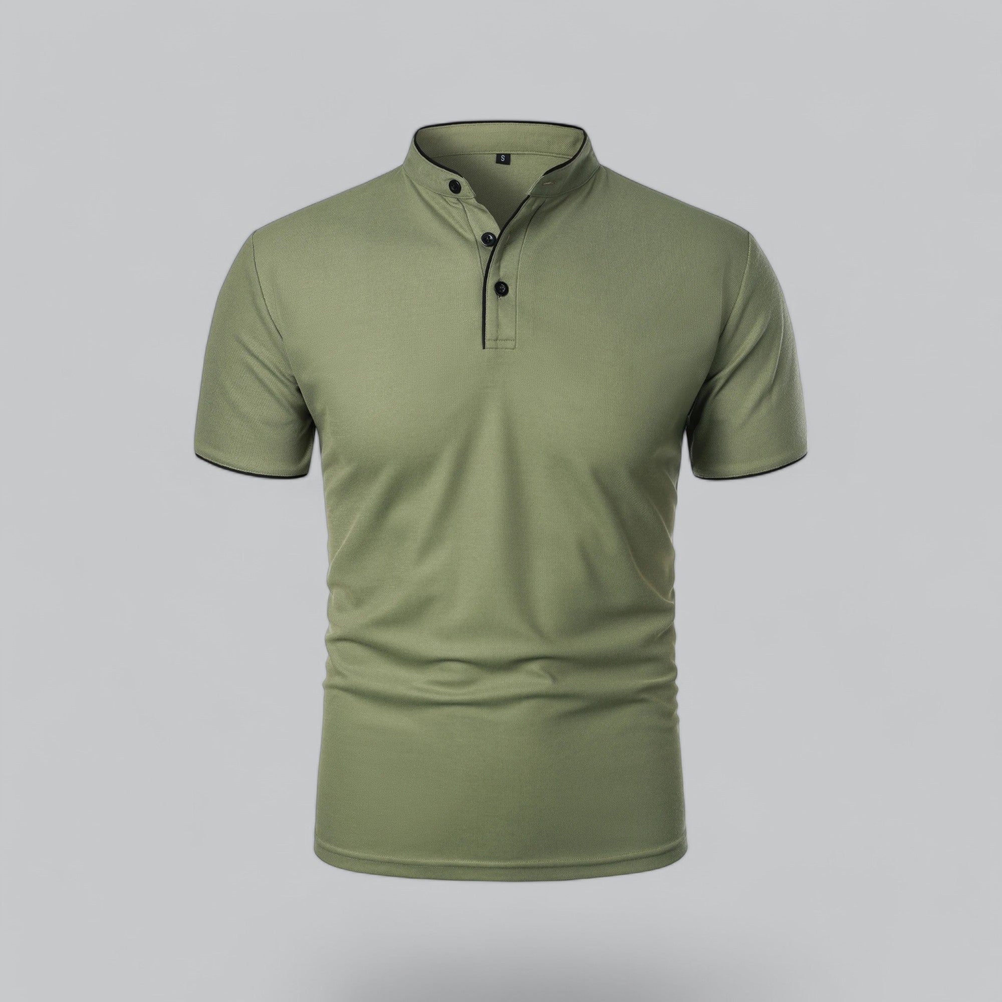 Arthur | Kragenloses Poloshirt