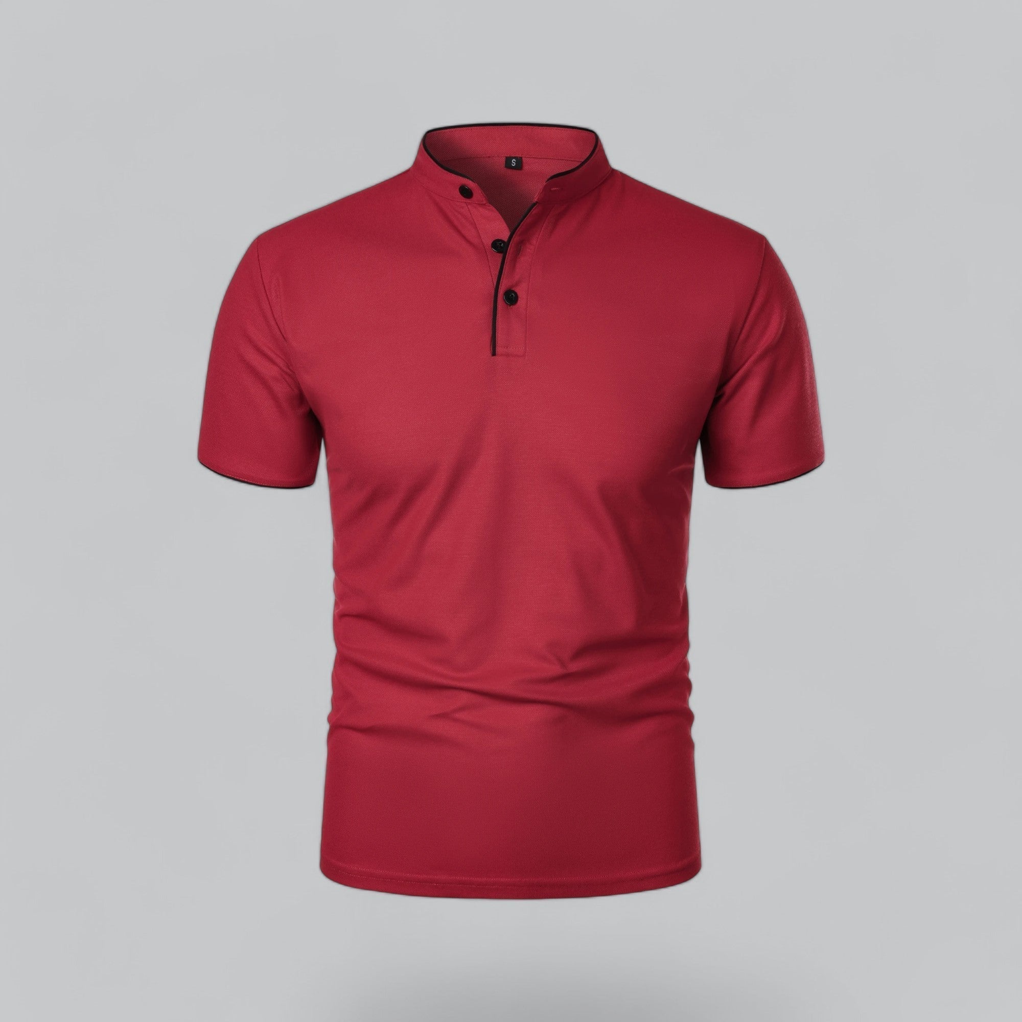 Arthur | Kragenloses Poloshirt