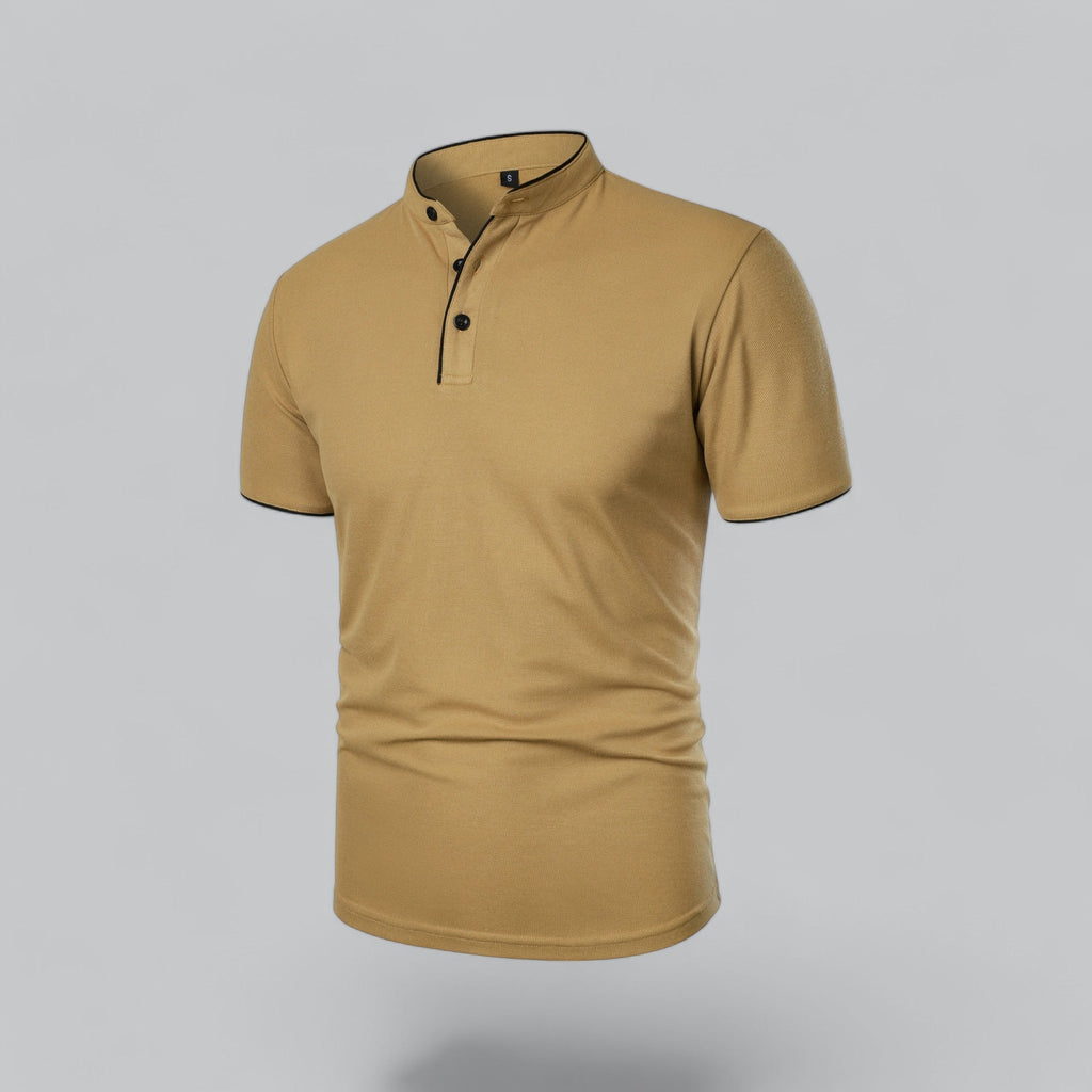 Arthur | Kragenloses Poloshirt
