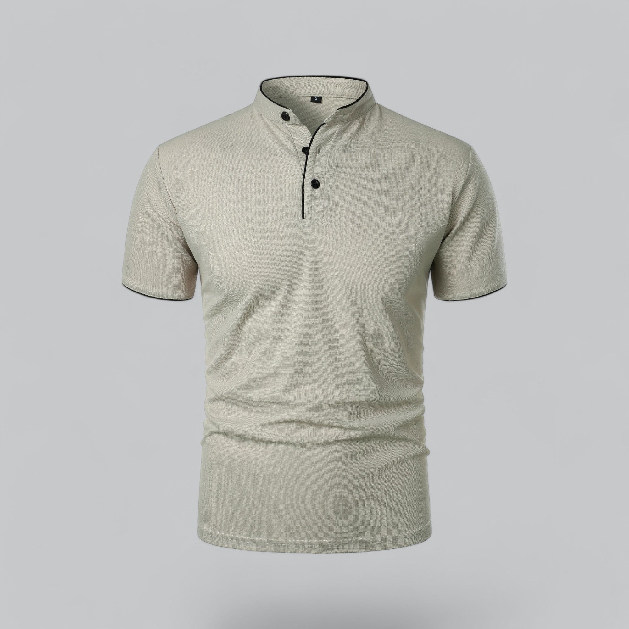 Arthur | Kragenloses Poloshirt
