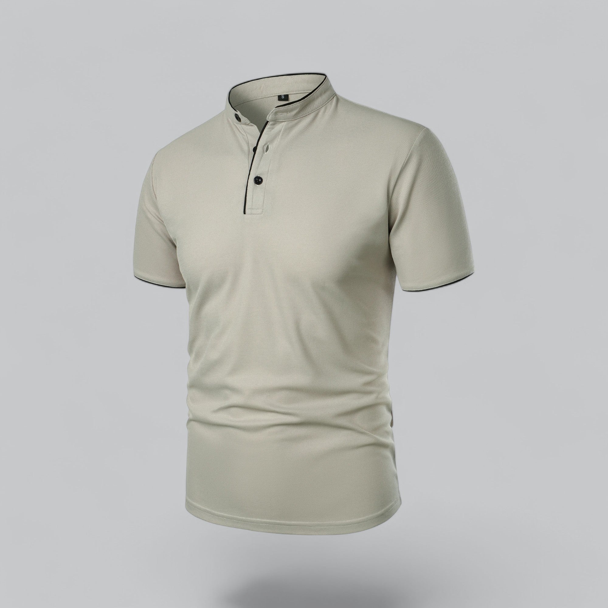 Arthur | Kragenloses Poloshirt