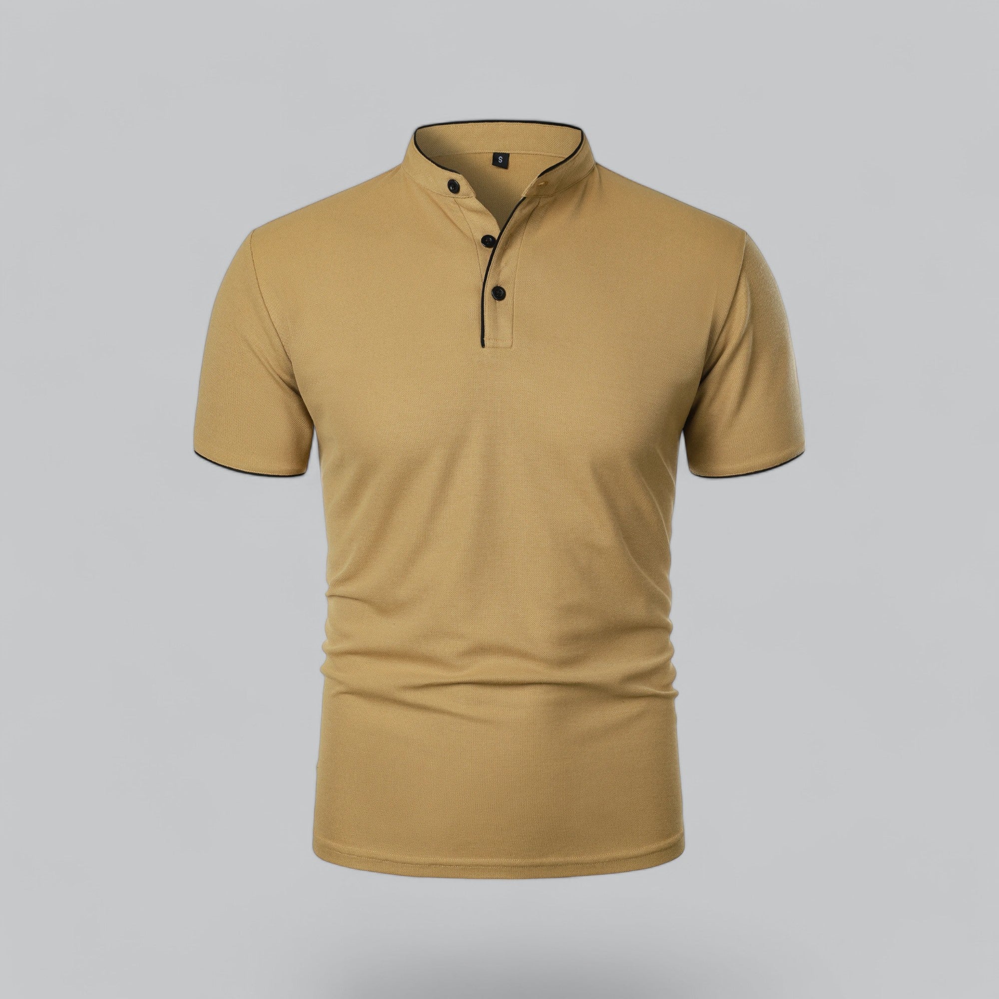 Arthur | Kragenloses Poloshirt