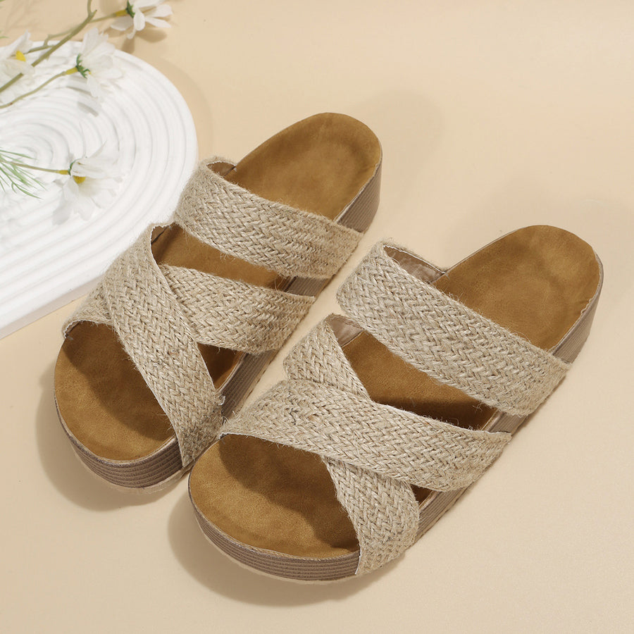 Elegante Geflochtene Sandalen von Valérie