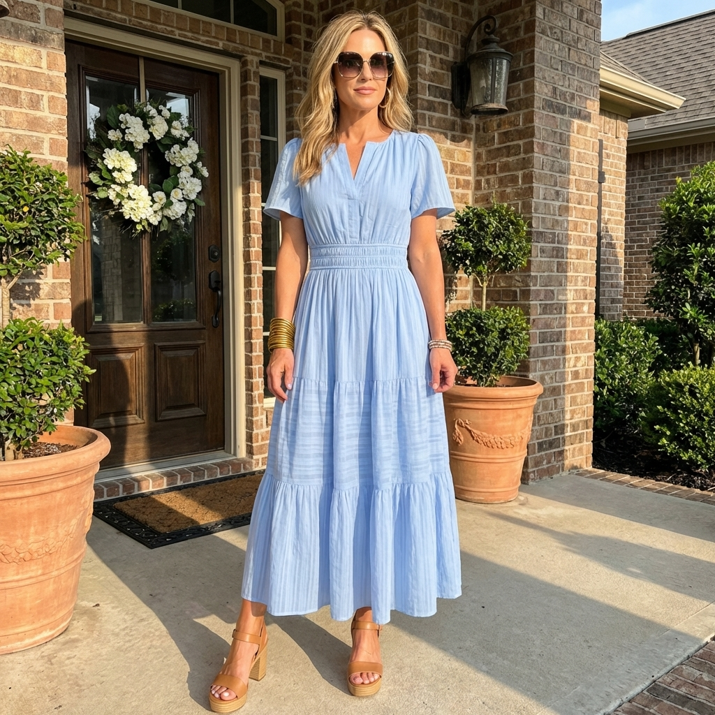 Elara – Luftiges Komfort-Maxikleid