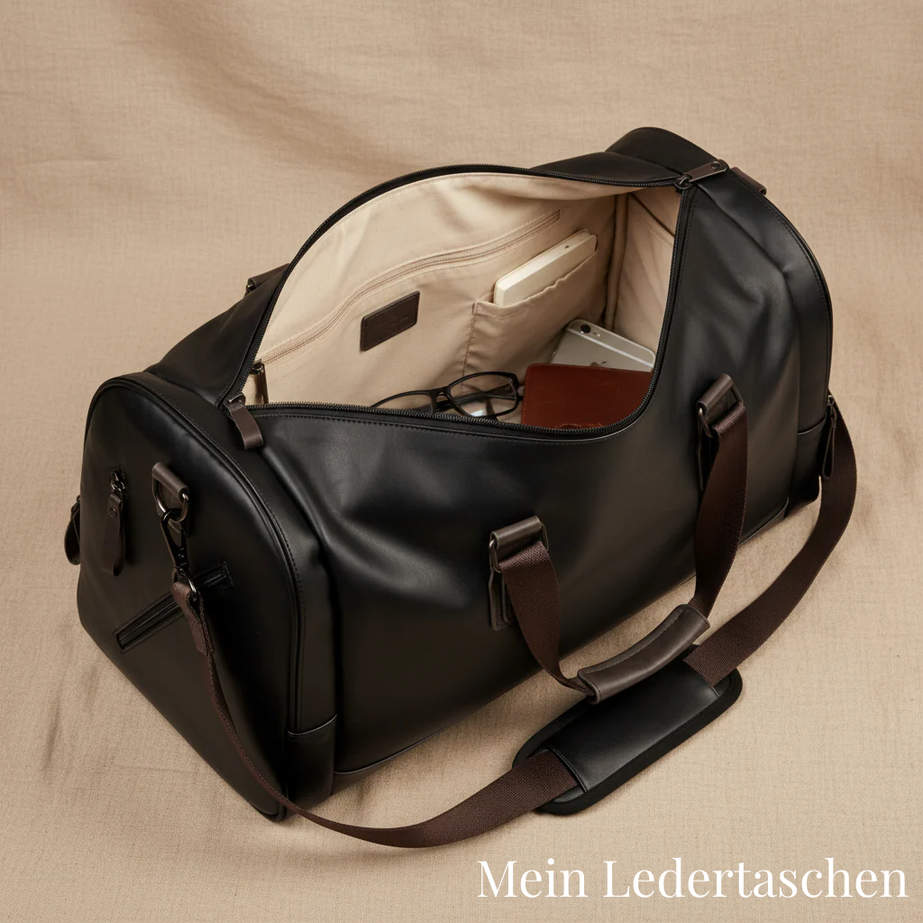Oskar Leder-Reisetasche