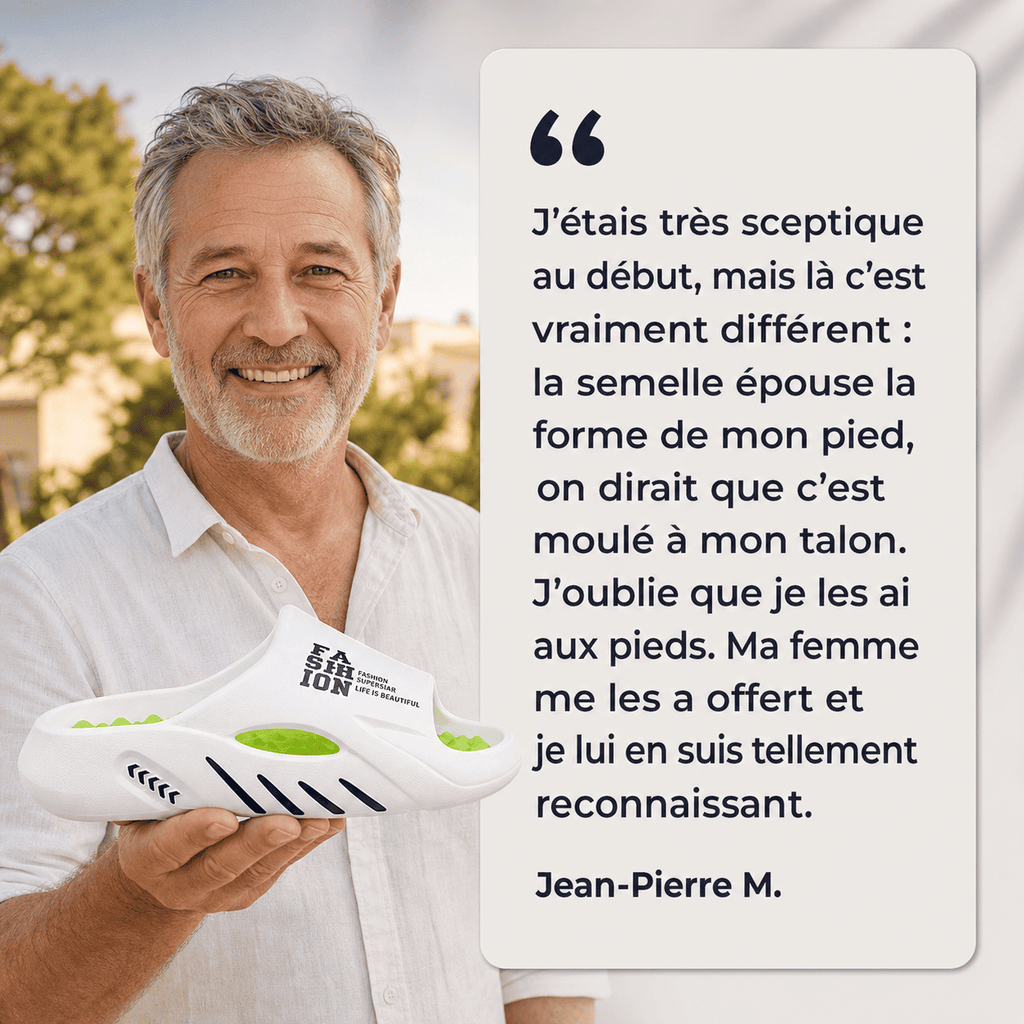 Oryn™ | Claquettes Orthopédiques Confort