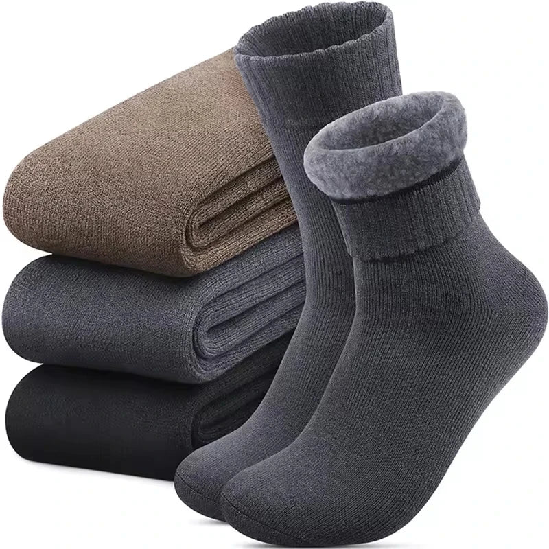 chaussettes thermiques unisexes d'hiver