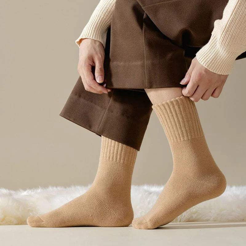chaussettes thermiques unisexes d'hiver