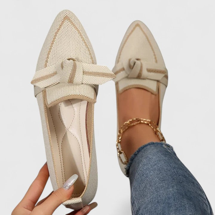 Lunetina™ - Bequeme Halbschuhe mit geflochtenem Detail