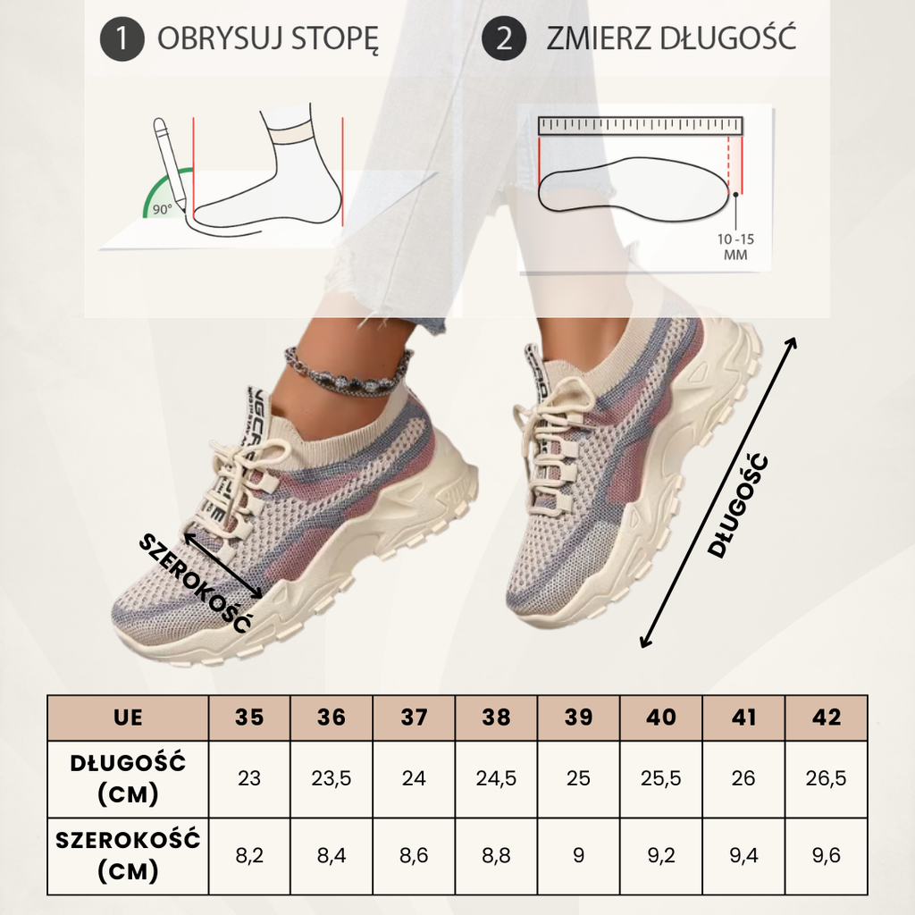 WolkenStep™ – Atmungsaktive Damen-Sneaker für ganztägigen Komfort