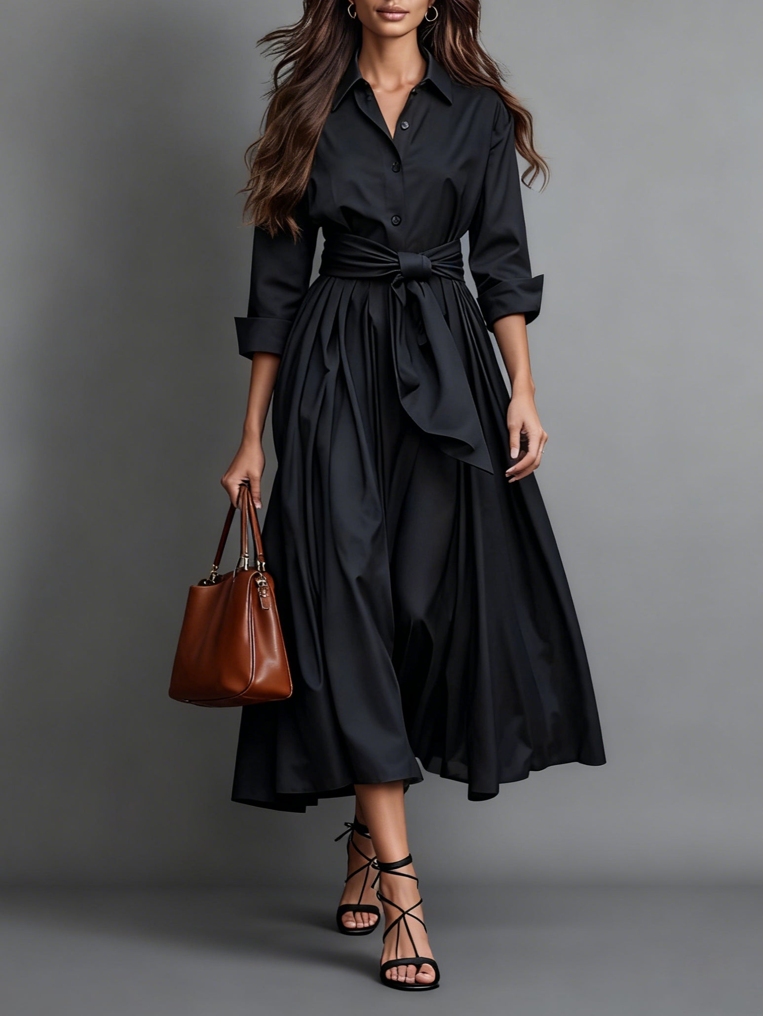 Marise™ | Elegantes Maxi-Kleid mit Schleifendetail