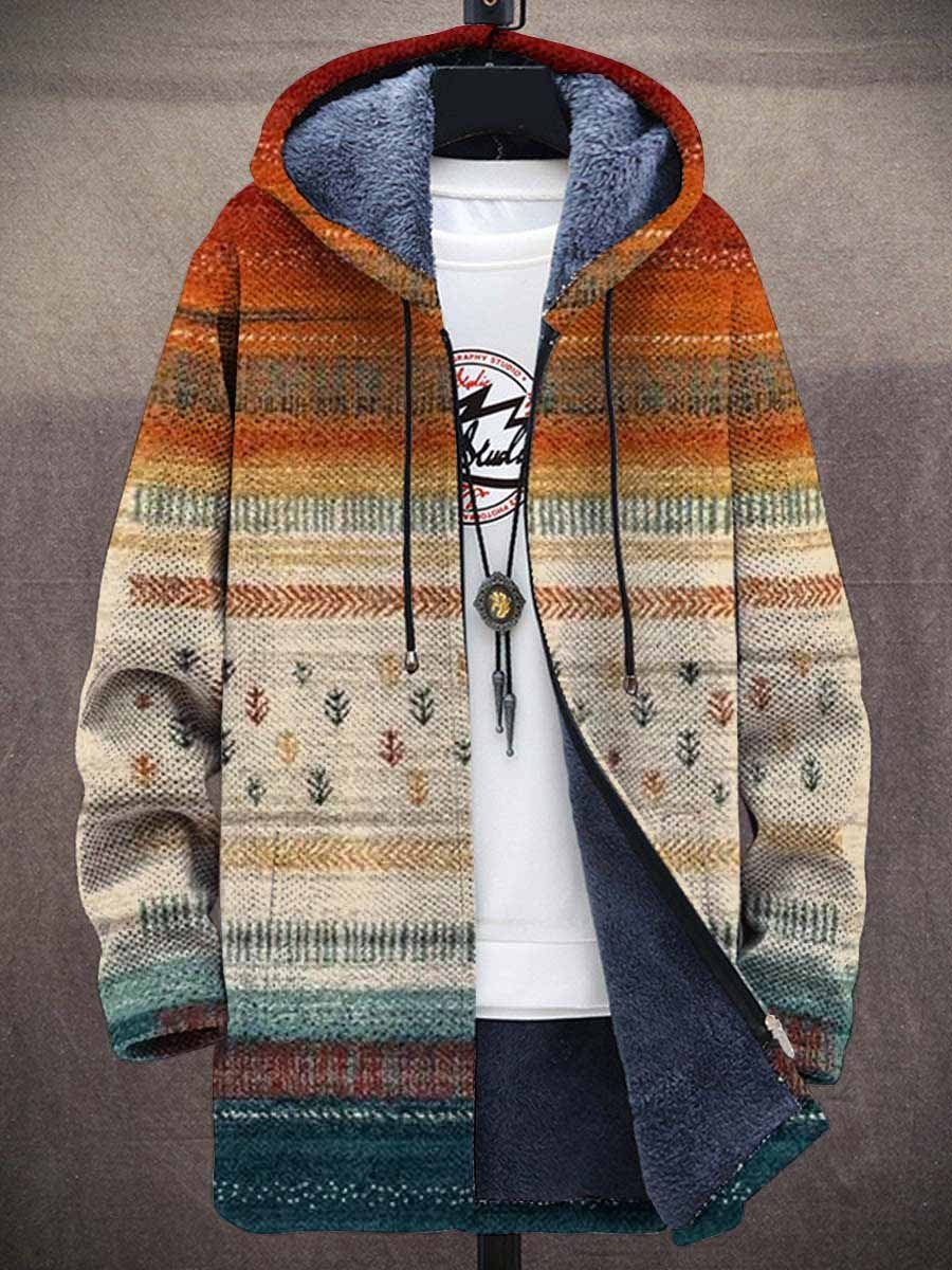 Zalie™ - Luxuriöse Kunstinspirierte Kapuzenjacke mit Reißverschluss