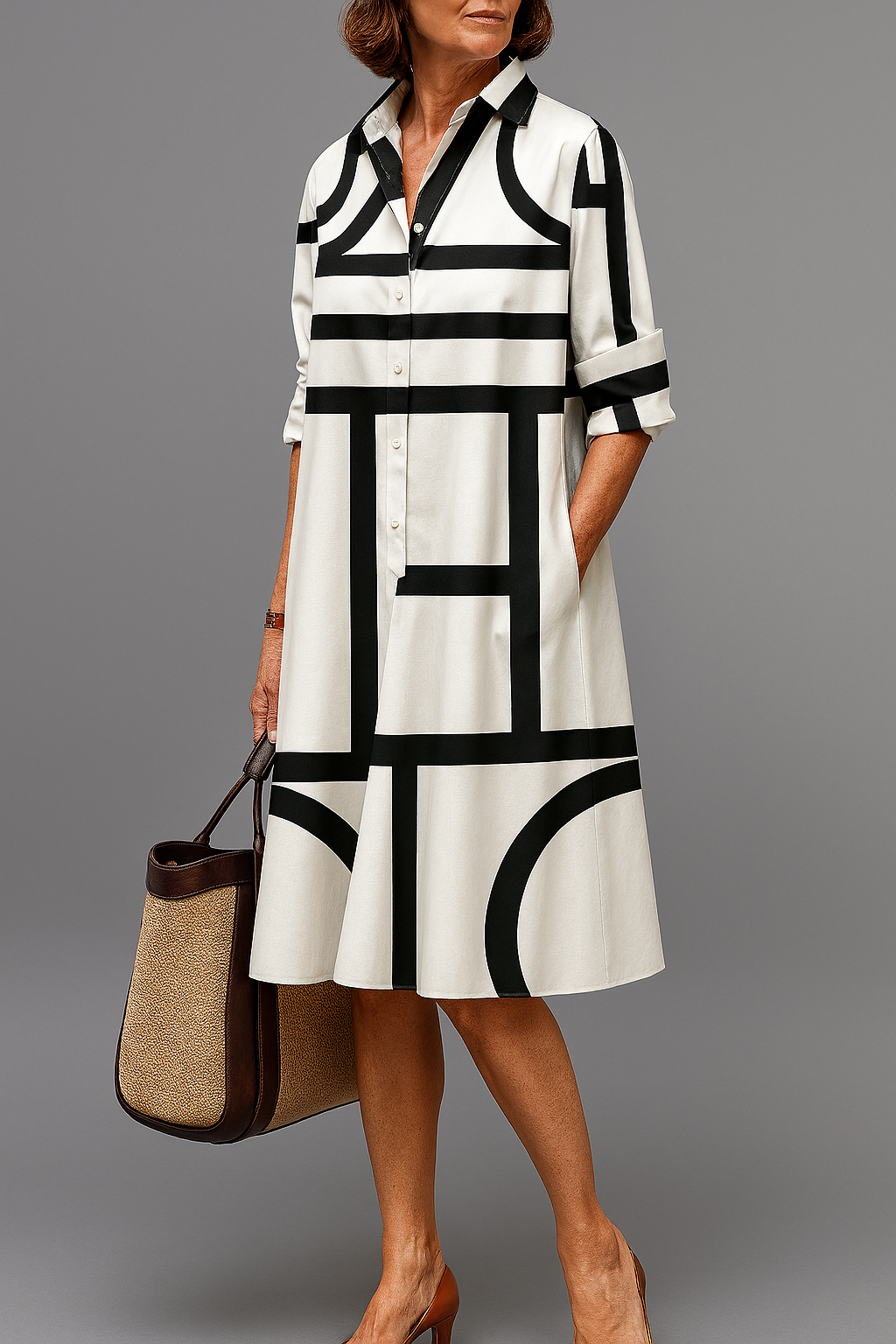Ellie™ | Elegantes Midi-Kleid