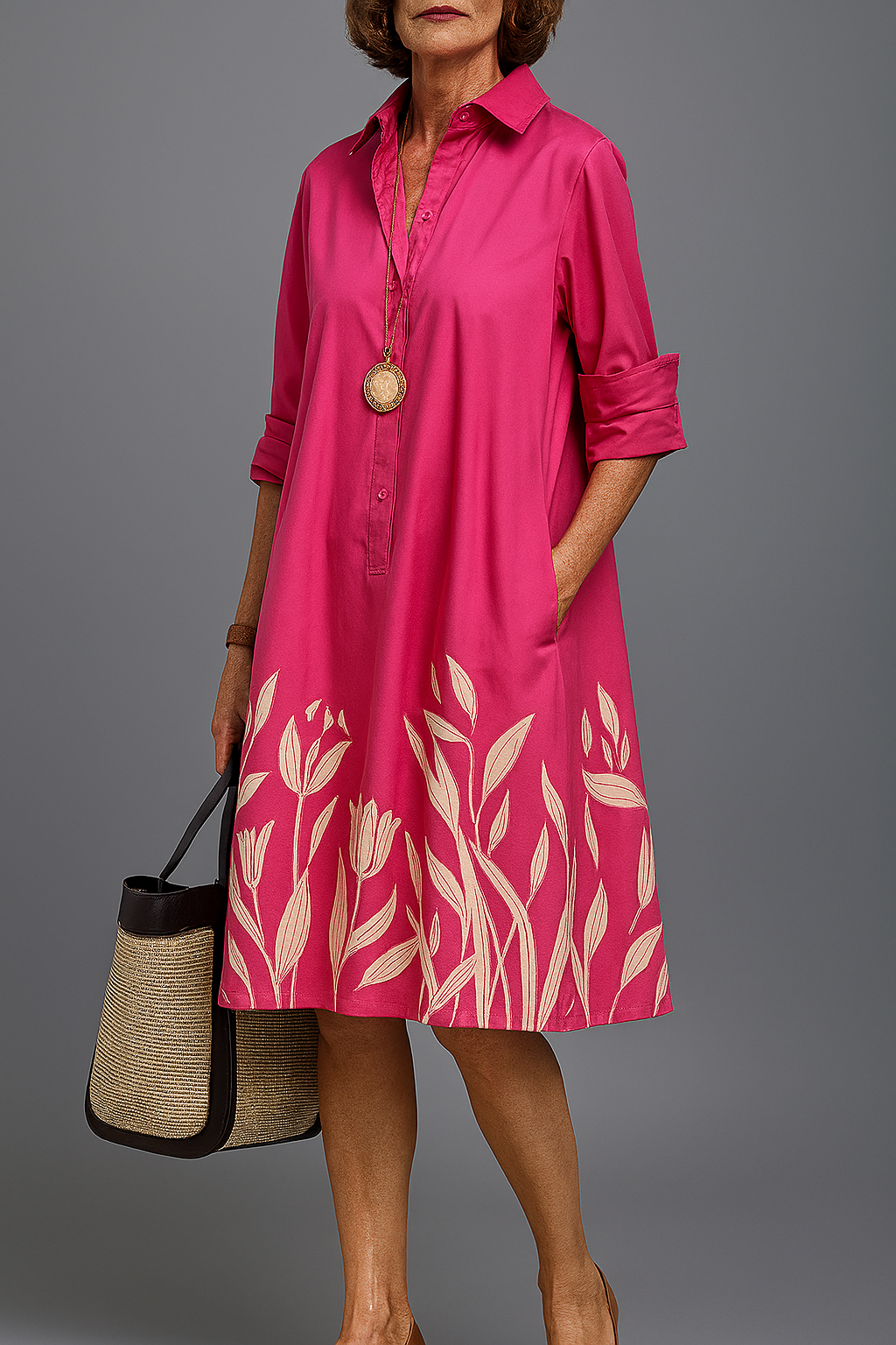 Grace™ | Komfortables Midi-Kleid