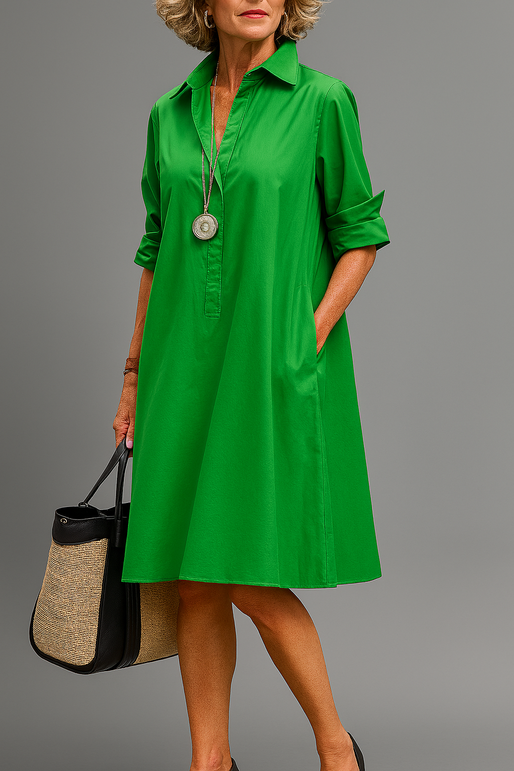 Riley™ | Elegantes Midi-Kleid