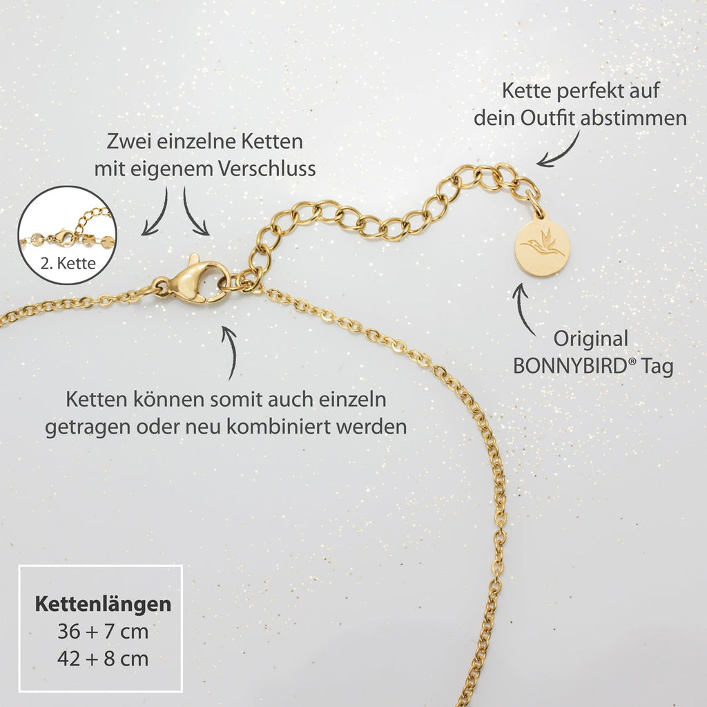 BonnyBoho Halsketten Set Gold