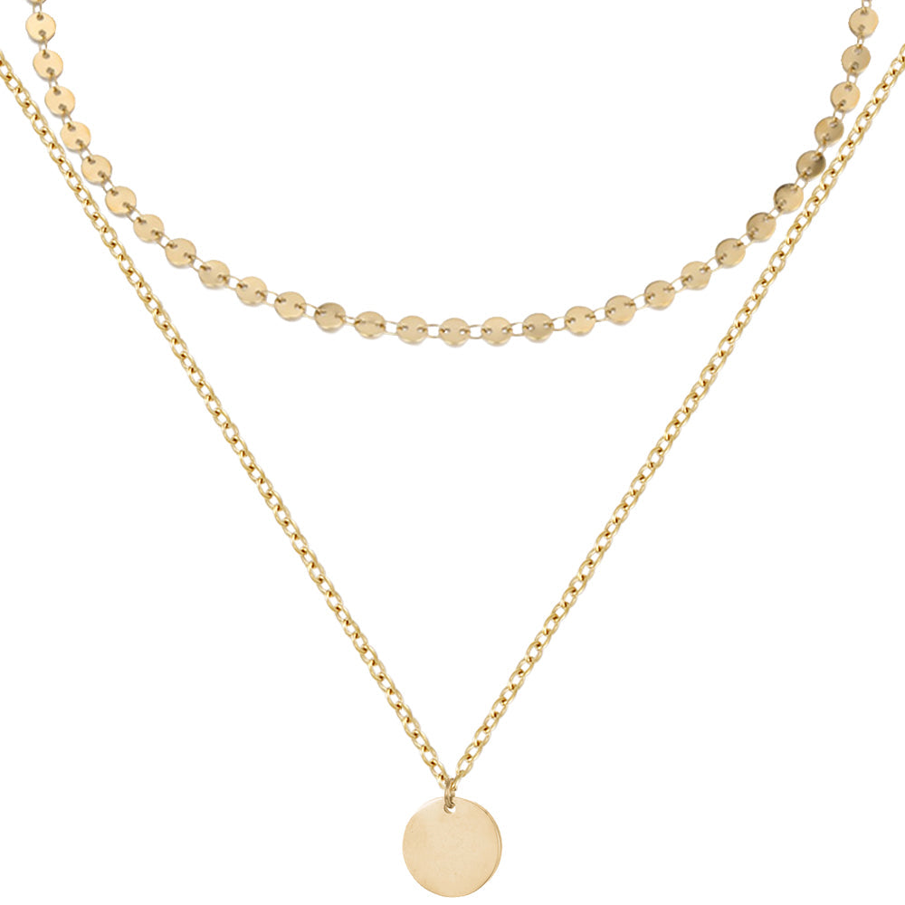 BonnyBoho Halsketten Set Gold