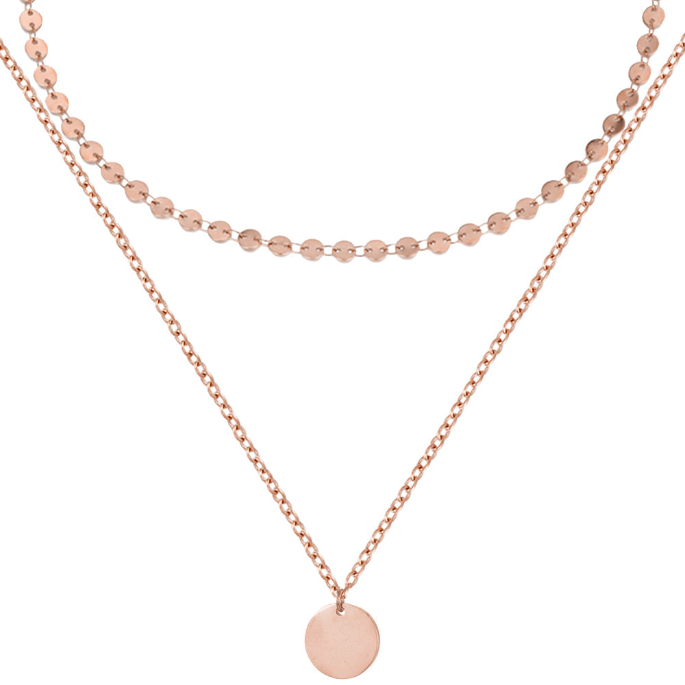 BonnyBoho Halsketten Set Rose