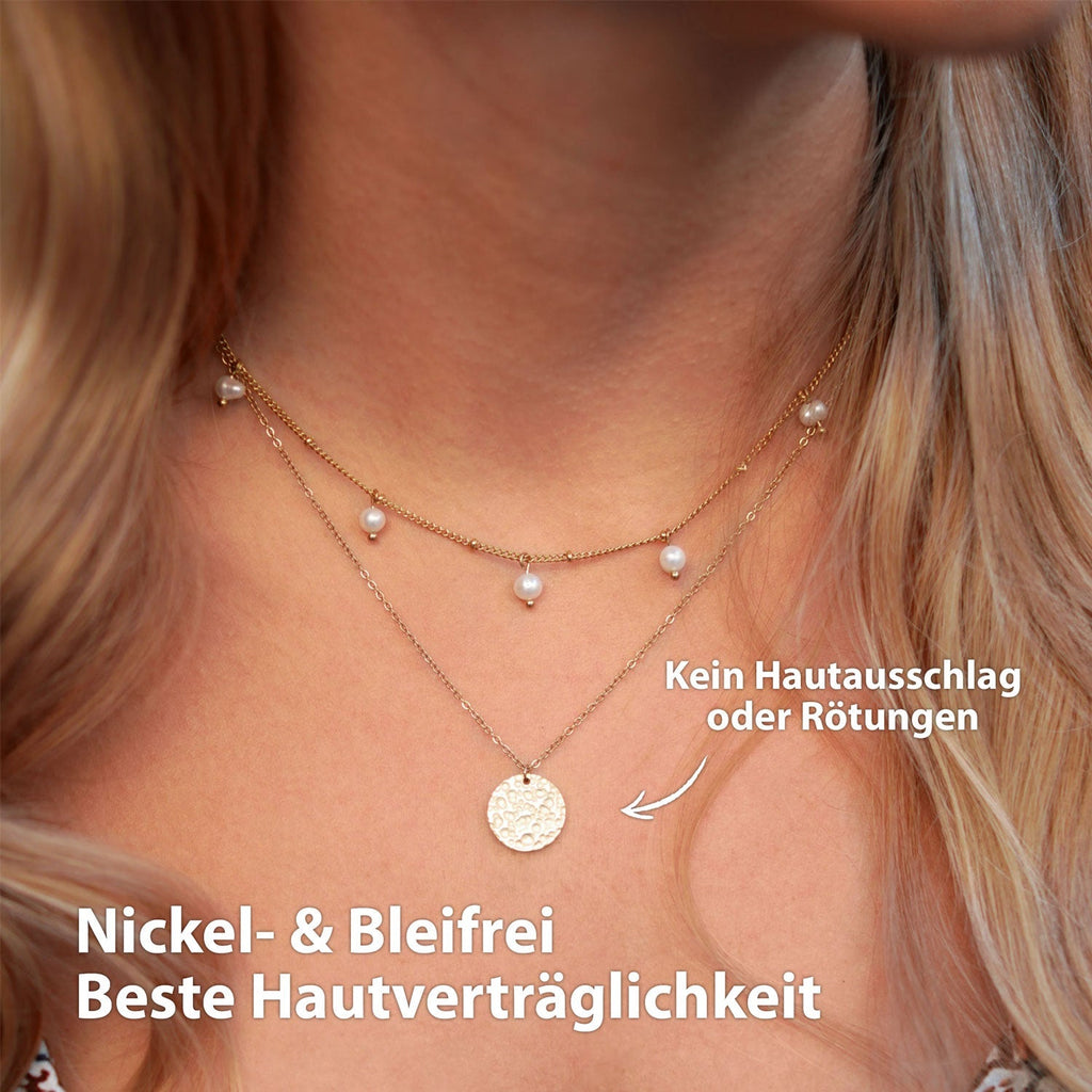 BonnyMoonbase Kette mit Platte Gold