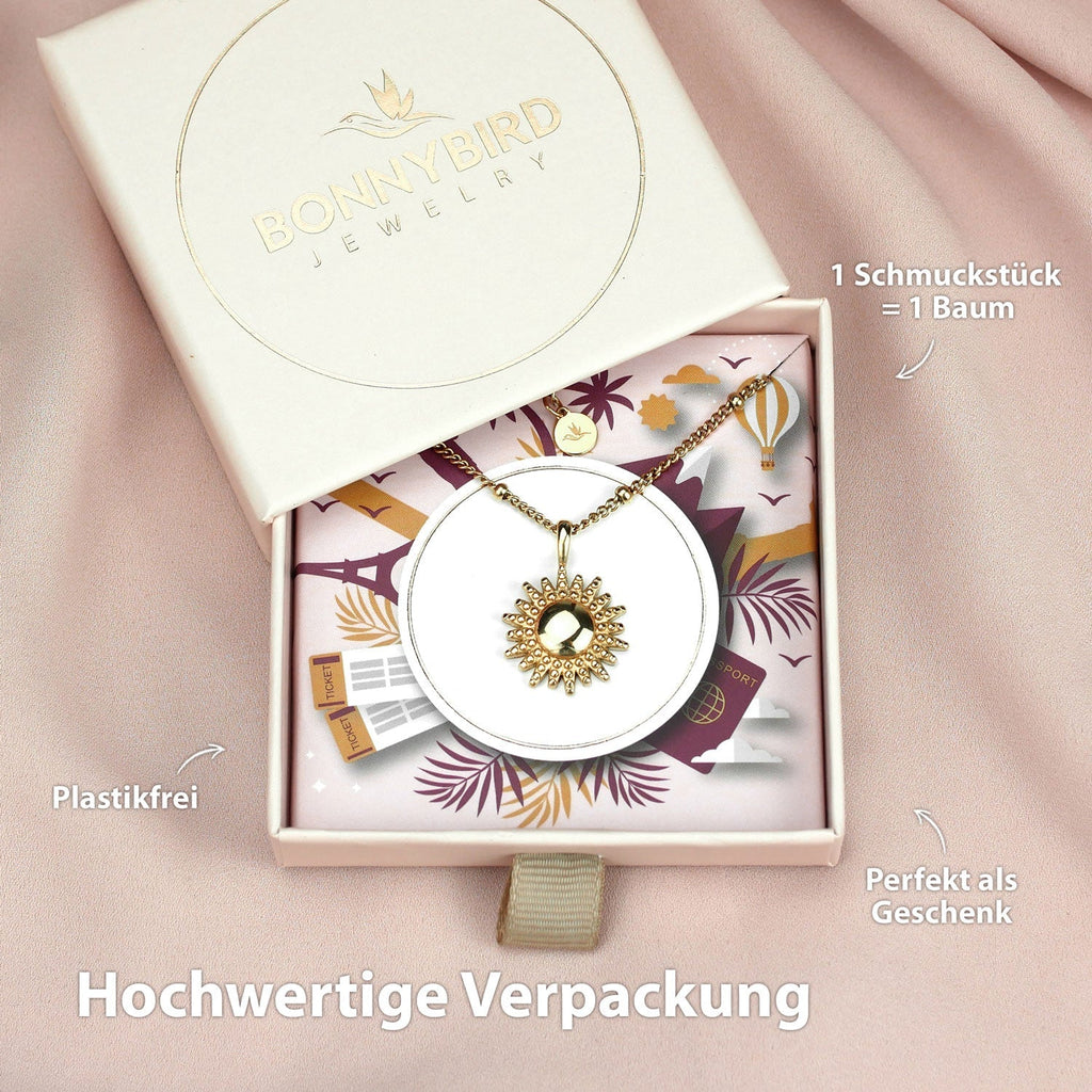 BonnySun Kette Sonne Gold